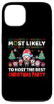 Coque pour iPhone 13 Plus susceptible d'accueillir la meilleure fête de Noël Merry X-Mas