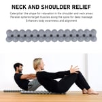 Back Cracker PU 28 Massage Balls Gray Upper Lower Back Stretcher Spine