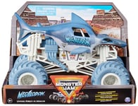 Monster Jam, Official Megalodon Monster Truck, Collector Die-Cast Vehicle, 1:24 Scale, Kids’ Toys for Boys and Girls Aged 3 and up