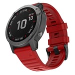 Motstandsdyktig Garmin Fenix 7 klokkereim - Rød