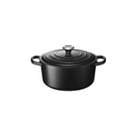 Le Creuset - Cocotte Signature en Fonte Émaillée avec Couvercle, ø 22 cm, Ronde, Compatible avec Toutes Sources de Chaleur (Induction Incluse),