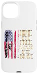 Coque pour iPhone 15 Plus T-shirt design Home Of The Free Because Of The Brave