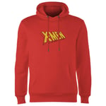 X-Men Retro Logo Hoodie - Red - XXL - Red