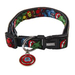 Collier pour Chien Marvel XXS/XS Noir