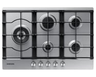 Samsung NA75D3030AS/EU 75cm Stainless Steel 5 Burner Gas Hob