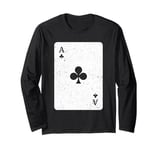 Ace Of Clubs Costume Long Sleeve T-Shirt