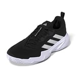 adidas Women's Barricade Cl W Shoes-Low (Non Football), Core Black Silver Met FTWR White, 4 UK