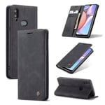 CaseMe vintage Samsung Galaxy A10s fodral - Svart