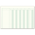 Bokföringsbok 366, 96s, 11 dubbelkolumner, 5 enkelkolumner