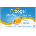 Fybogel Hi-Fibre, Orange, 30 Sachets, Ispaghula Husk, Constipation Relief, Maintains Regularity, Fibre Supplement, Laxative, Fast Relief, Natural, Laxatives, Digestion and Nausea