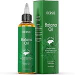 Dersie Batana Oil: Batana Oil for Hair Growth Dr Sebi - 100% Pure & Natural Raw Batana Oil from Honduras - For Thicker & Stronger Hair - 4 FL OZ