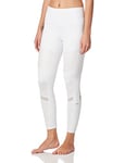 Alo Yoga Women's 7/8 High Waist Moto Legging, White, Large