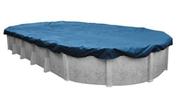 Pool Mate 351527-4PM Bâche d'hiver résistante pour Piscine Hors Sol Ovale Bleu 4,6 x 8,2 m