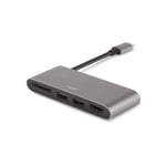 Moshi USB-C Multimedia-Hub Silver