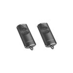 Hörmann - Lot de 2 télécommandes hormann hse4-868-bs noir chrome - bisecur, 4511732 - hse 4 bs