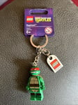 Lego TMNT Teenage Mutant Ninja Turtles 850656 Raphael Keyring - Rare & Brand New