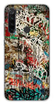 Coque en silicone imprimée compatible Xiaomi Redmi Note 8 Graffiti 1