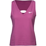 NIKE Women's Nkct Df Vctry Tank T-Shirt, Cosmic Fuchsia/White, XS