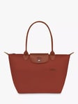 Longchamp Le Pliage Green Recycled Canvas Small Tote Bag