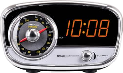 Ur 1967 Radio Reveil Fm Avec Affichage Led,Aux,Fm,Noir