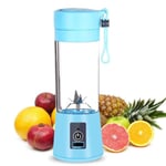 Portabel Usb Blender 6 Blads 380ml - Flera Färger Blue