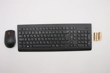 Lenovo ThinkStation P340 Wireless Keyboard Mouse Dutch Black 01AH834