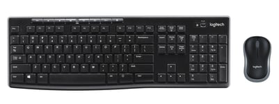 Logitech MK270 Wireless Keyboard and Mouse Combo for Windows, 2.4 GHz Wireless,