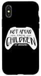 Coque pour iPhone X/XS Je n'ai pas peur de battre mes enfants aux jeux vidéo Funny Gamer