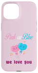 Coque pour iPhone 15 Ballons roses ou bleus