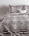 Zo!Home Duvet Cover, Black/White, 240x220