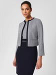 Hobbs Steph Tweed Jacket, Navy/Multi