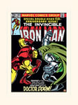 Pyramid International Iron Man (Dr. Doom) -Mounted Print Memorabilia 30 x 40cm, Paper, Multicoloured, 30 x 40 x 1.3 cm
