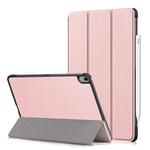 COOSTORE Case for iPad Pro 11 2018 Support Wireless Charging, Apple Pencil's Magnetic Attachment Side Opening, Auto Wake/Sleep Cover with Fit Apple iPad Pro 11 Inch (2018 Release),Rose Golden