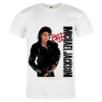 Vintage Tee Vit T-shirt Retro 90-tal Michael Jackson Bad | XL