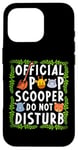 Coque pour iPhone 16 Pro Official Poop Scooper - Do Not Disturb Zookeeper