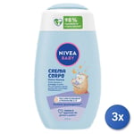 3x Nivea Baby 200 Ml. Sweet Dream Cream 80547