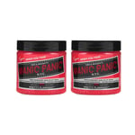 Manic Panic Pretty Flamingo Classic Creme Vegan Semi Permanent Hair Dye 2x 118ml