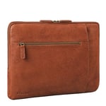 STILORD 'Jupiter' Pochette Ordinateur 17 Pouces Cuir Housse pour MacBook de 15,6 Pouces et iPad de 12,9 Pouces Vintage Sac PC Portable Housse Tablette, Couleur:maraska - Marron