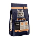 Marque Amazon - Lifelong - Aliment Pour Chat Seniors Sans Céréale, élaboré Avec de la viande Fraîche de Poulet, 3 kg (Lot de 1)