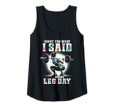 Womens Leg Day Legs Workout Bodybuilder Fitness Gym Tank Top