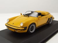 Porsche 911 Speedster 1988 Jaune Modèle Réduit 1:43 Maxichamps