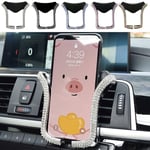 Install U-Shaped Phone Stand Mobile Phone Holder Vehicle Mount Rearview Mirror