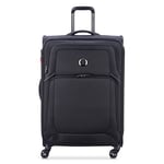 DELSEY PARIS - Optimax Lite - Valise Grande Taille Souple Extensible - 78x50x33 cm - 107 litres - XL - Noir