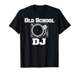 Old School DJ Turntable Record Deck T-Shirt