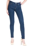 Lee Women's Scarlett Jeans, Blue (Solid Blue Kt), 25W / 29L