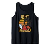 Happy Halloween Ghost Horse Riding Scary Halloween Horse Tank Top