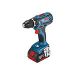 Bosch GSR 18V-28 Professional - borr/drivare - sladdlös - 2 hastigheter - 2 batterier