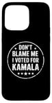 Coque pour iPhone 15 Pro Max Pro Kamala Harris T-shirt au design vintage vieilli