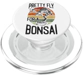 Bonsai Tree Retro Pretty Fly For A Bonsai PopSockets PopGrip for MagSafe