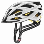 uvex City i-vo MIPS - Lightweight City Bike Helmet for Men & Women - MIPS System - incl. LED Light - all White Matt - 52-57 cm